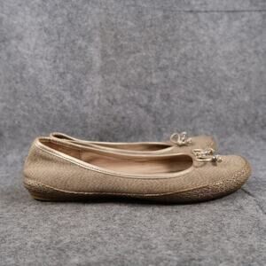 Easy Spirit Shoes Womens 8 Ballet Flats Slip On Comfort Fashion Bow Espadrille